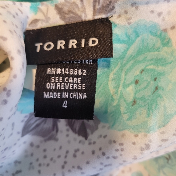 NWOT Torrid Size 4 Chiffon Cami - Picture 4 of 4